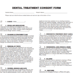 Dental Consent Forms