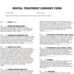 Dental Treatment Consent Form