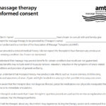 Massage Therapy Consent Form