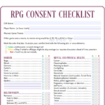 Rpg Consent Form