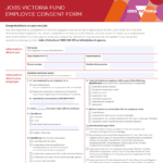 Jobs Victoria Fund Employee Consent Form