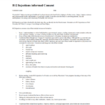 B12 Injection Consent Form