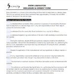 Brow Lamination Consent Form PDF