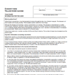 Consent Form For Yellow Fever Vaccination