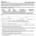 Drivers Abstract Consent Form Alberta