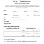 Georgia Criminal Consent Form Sterling