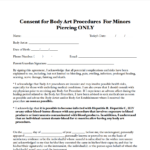 How To Get A Piercing Consent Form Notarized